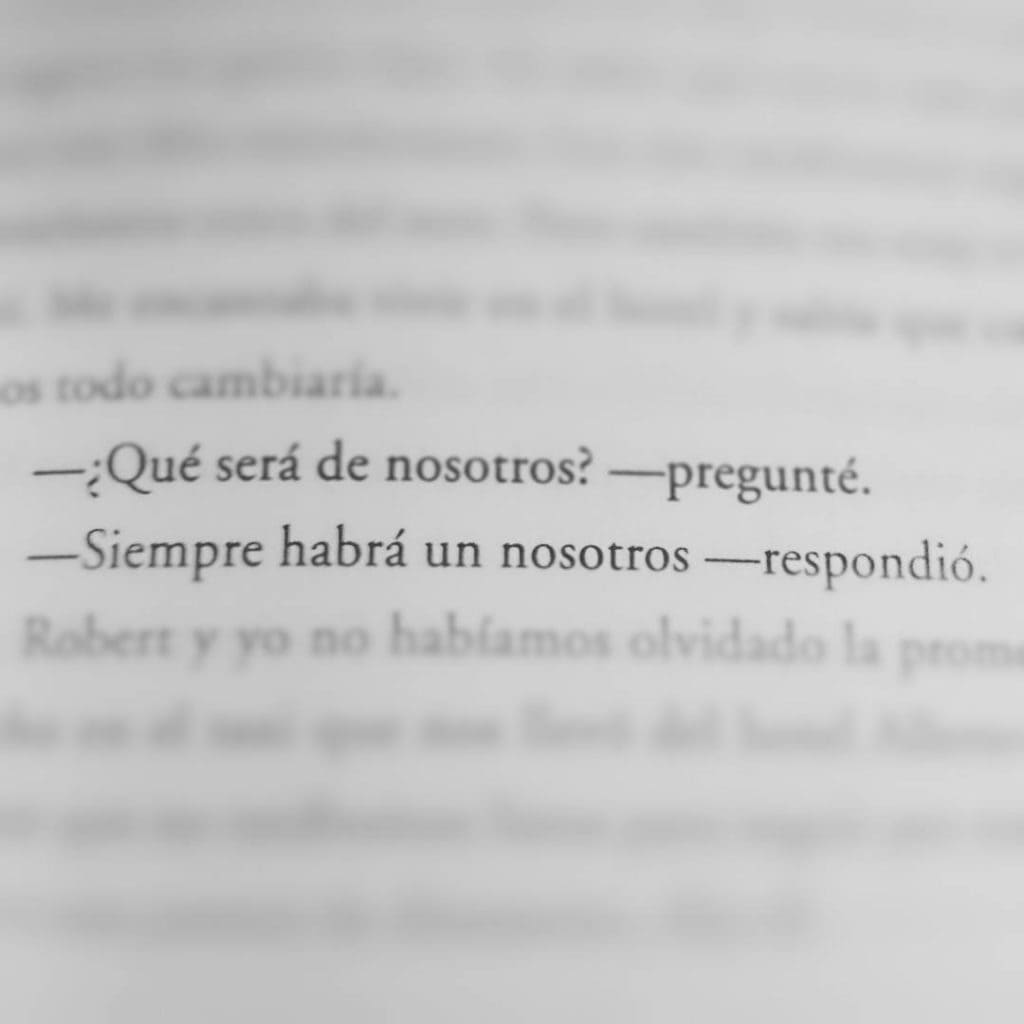 Frase del libro Eramos unos niños. Patti Smith