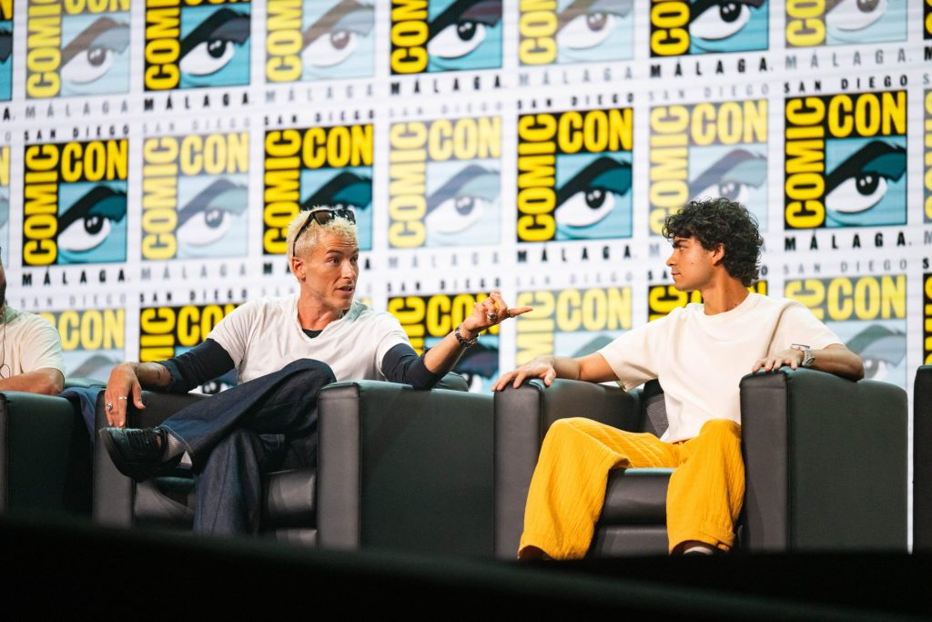 Iñaki Godoy y Taz Skylar durante San Diego Comic-Con Málaga 2026